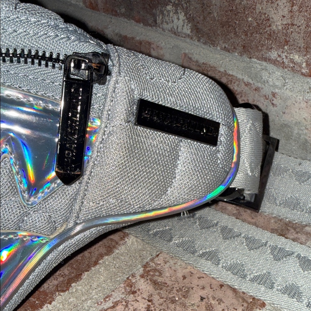 Sprayground Textured Fanny Pack with Holographic Detail - Picture 4 of 10
